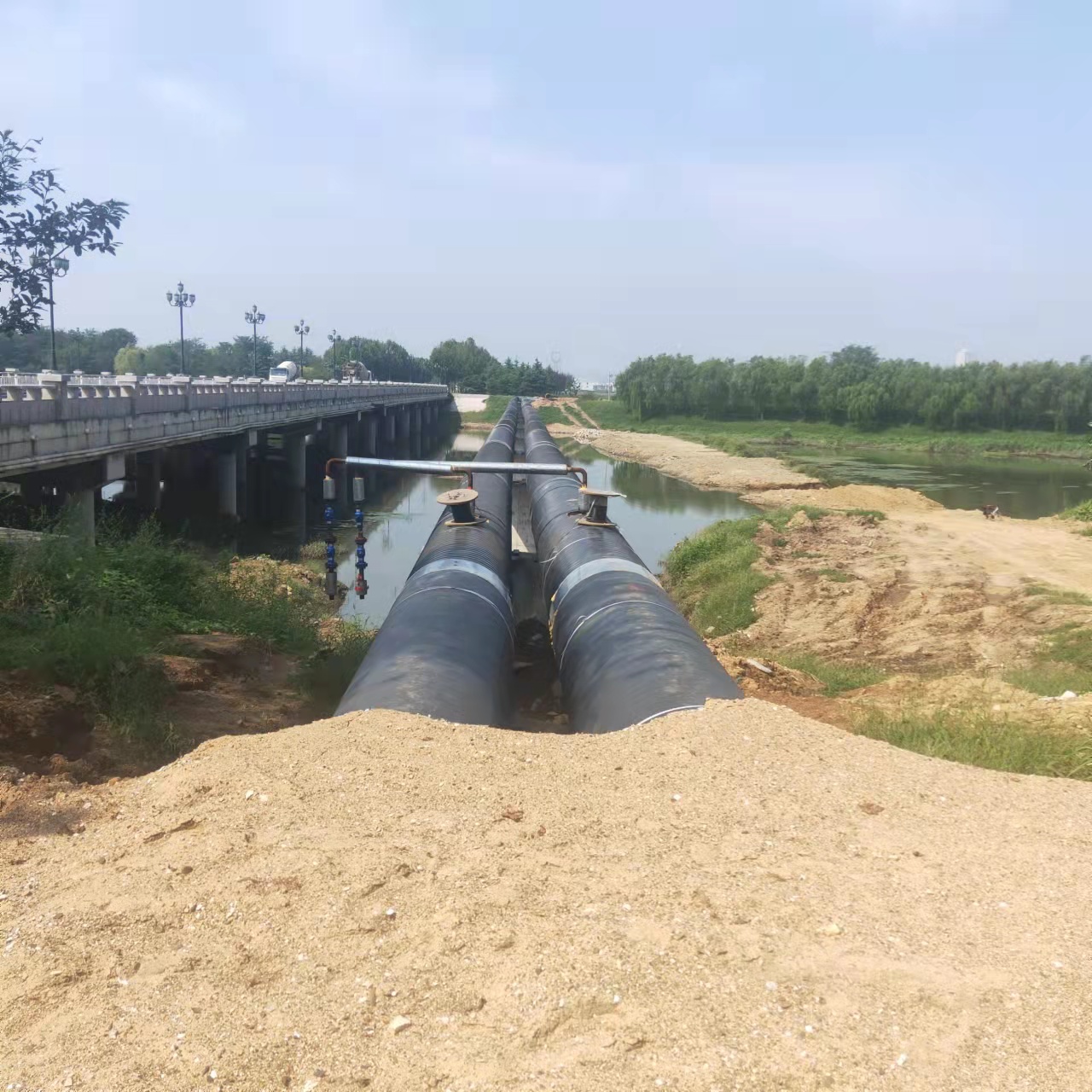 和田球墨铸铁输油管道清洗